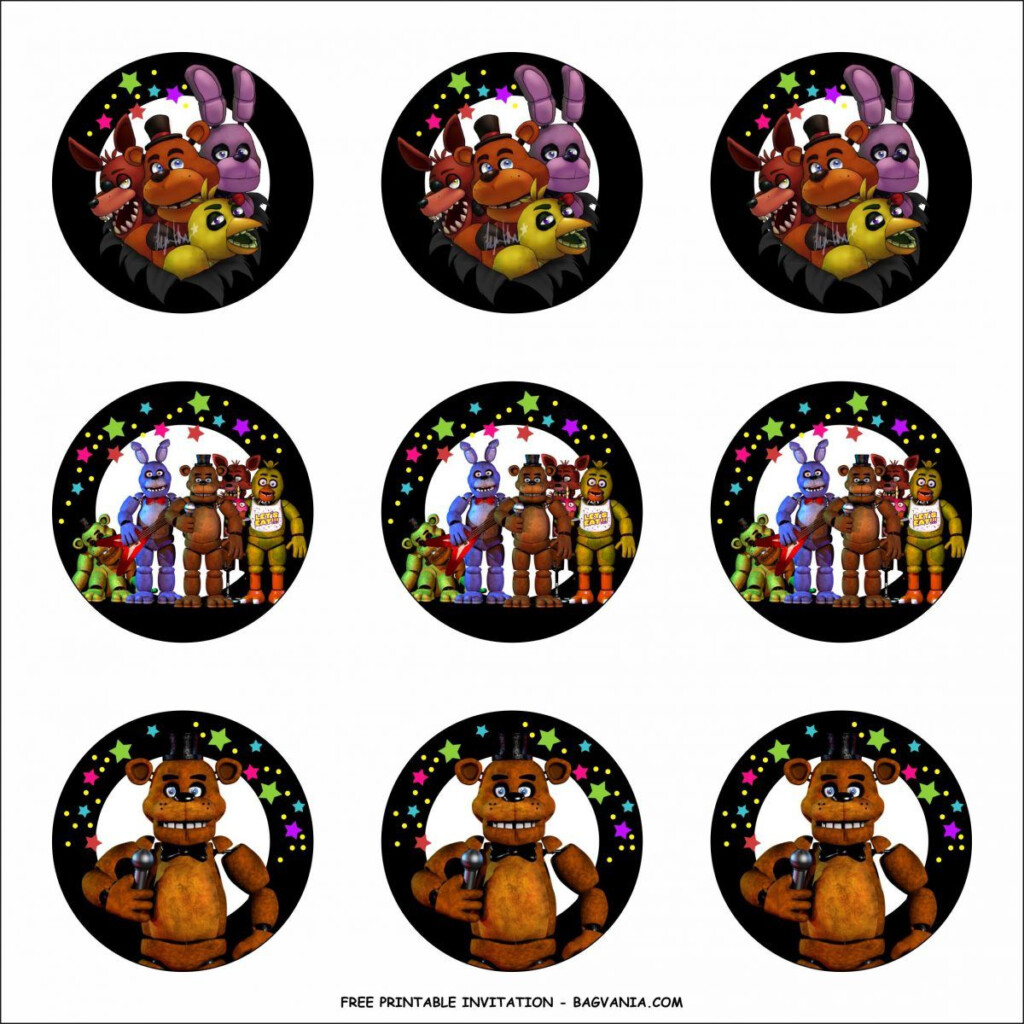  FREE PRINTABLE Five Night At Freddy s Party Kits Template FREE 