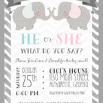 Free Printable Gender Reveal Invitations Free Printable