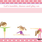 Free Printable Gymnastics Birthday Invitations Updated Gymnastics