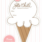 Free Printable Ice Cream Party Invitations Printable Templates