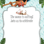 Free Printable Moana Birthday Cards Free Printable