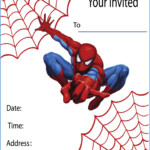 Free Printable Spiderman Party Invitations On Www thepartywebsite