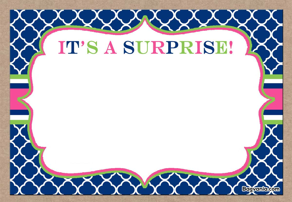 Free Printable Surprise Birthday Invitations FREE Printable Birthday Free Printable Surprise Birthday Invitations FREE Printable Birthday