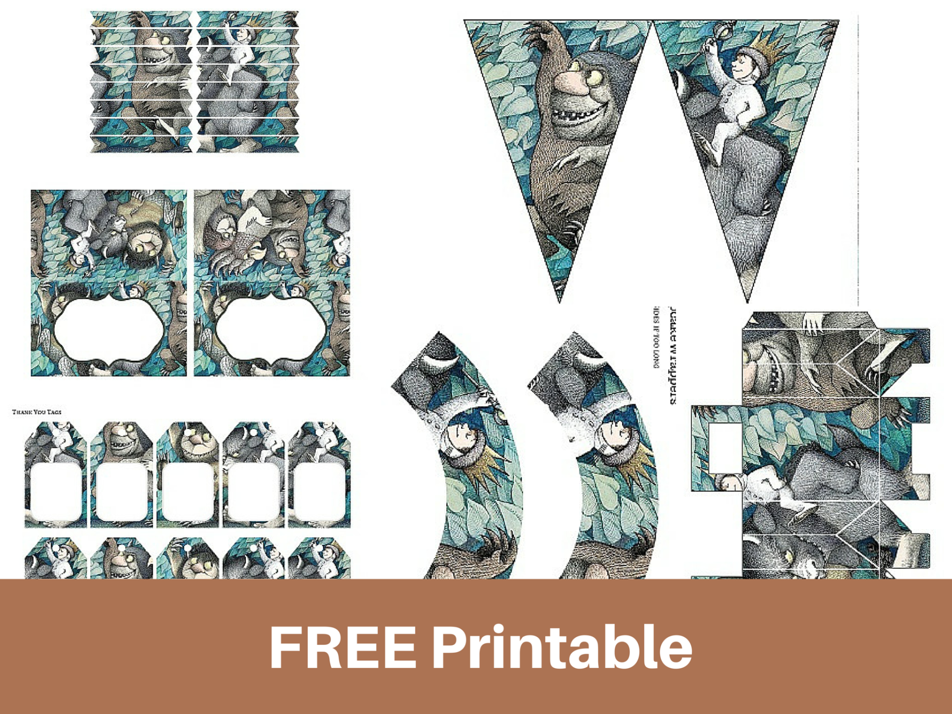 FREE Printable Where The Wild Things Are Magical Printable Wild FREE Printable Where The Wild Things Are Magical Printable Wild