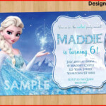 Frozen Invitation Blank Template Cards Design Templates