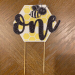 Happy BEE Day Cake Topper beebirthdaydecor firstbirthdayparty
