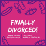 Hot Pink Divorce Party Ideas Invitation Templates By Canva