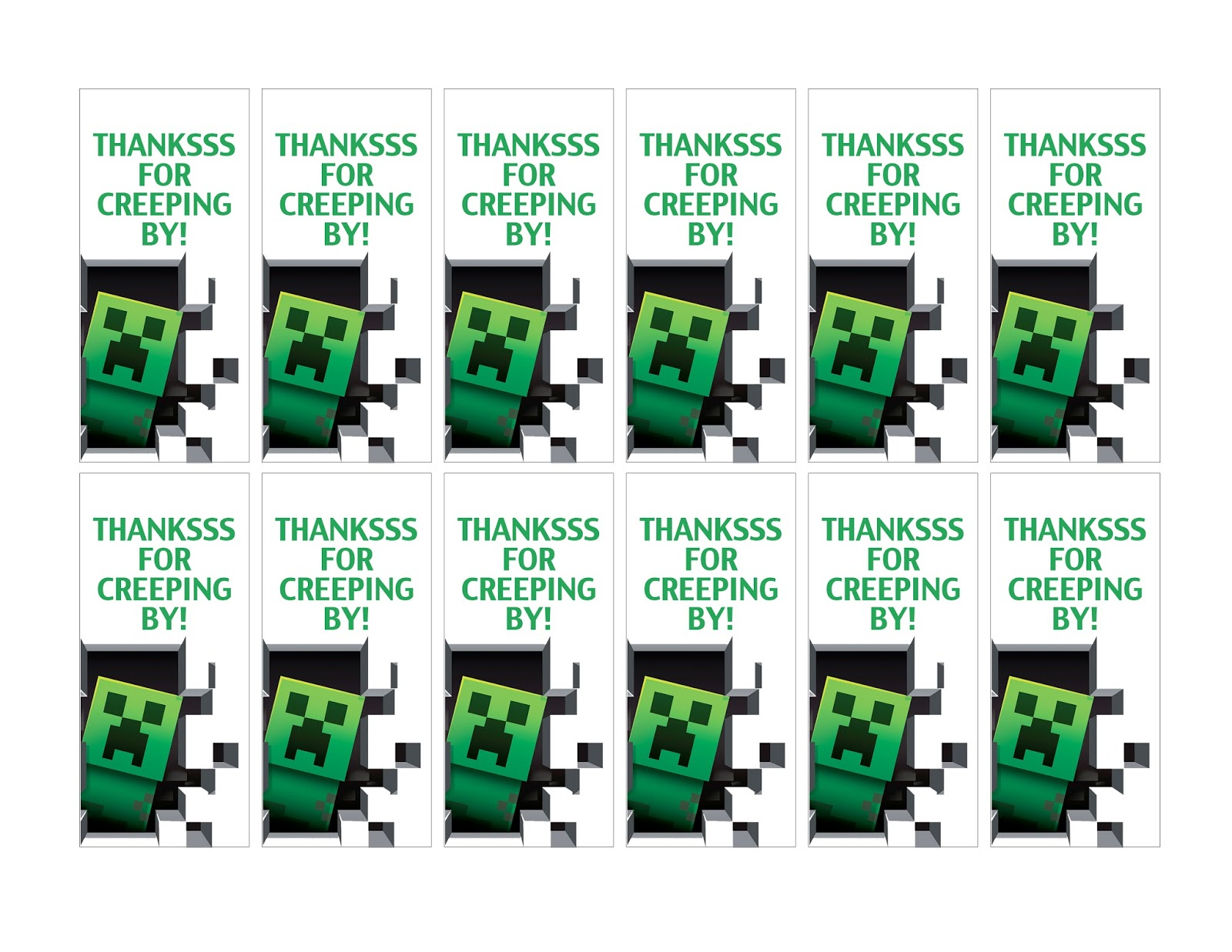 Jessica Kenenske Minecraft Party With Free Printables Jessica Kenenske Minecraft Party with Free Printables