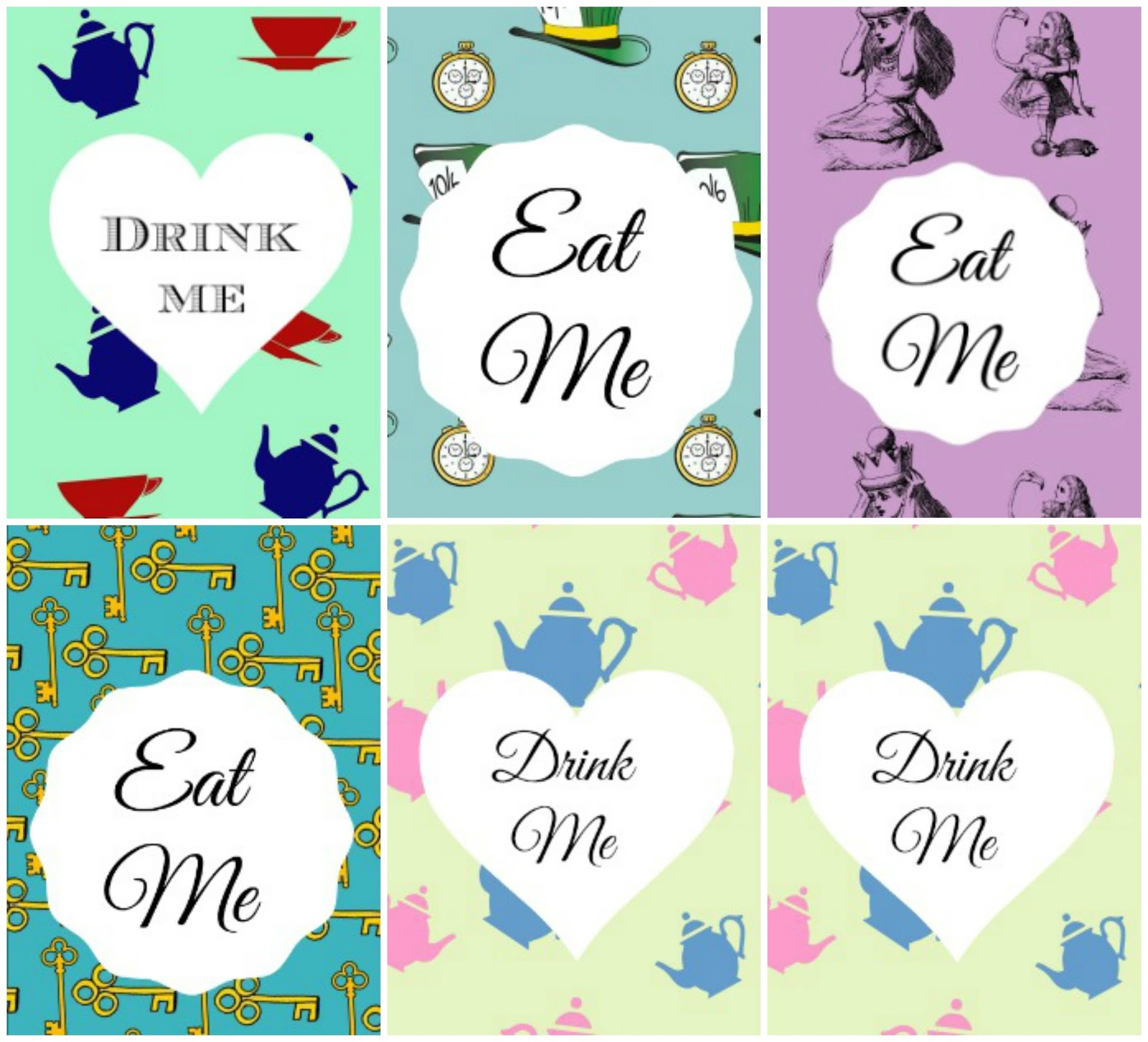 Kat S Almost Purrfect World FREE ALICE IN WONDERLAND PRINTABLES Kat s Almost Purrfect World FREE ALICE IN WONDERLAND PRINTABLES