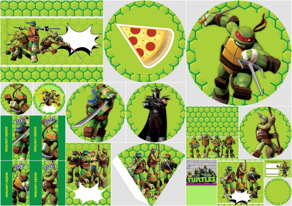 Ninja Turtles Free Printable Party Kit Ninja Turtles Birthday Party 