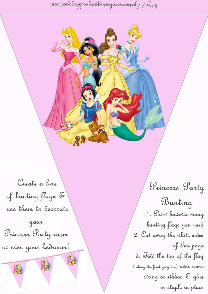 PRINCESS COLORING PAGES Kids Bday 4 15 Princess Party Decorations 