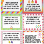 Printable Easter Scavenger Hunt Clues