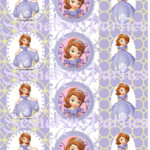 Stickers Sofia The First Birthday Party