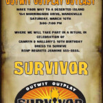 Survivor Party Invitation Template Business Template Ideas