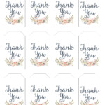 Thank You Tags Printable Template Printable Templates