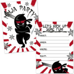 The 2 Best Ninja Printable Birthday Cards Home Tech Future