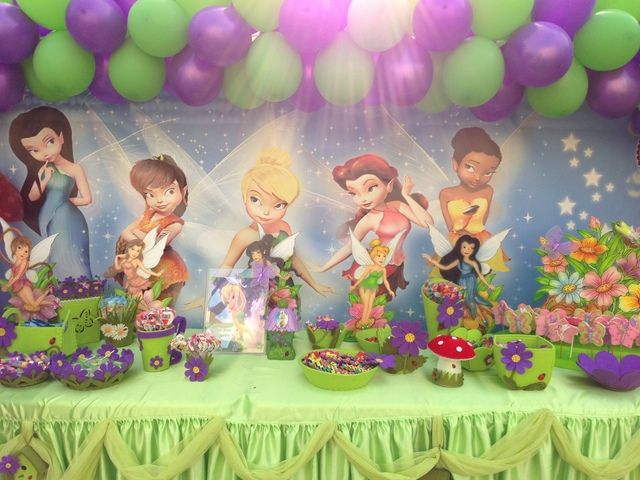 Tinkerbell Fairies Birthday Party Ideas Photo 8 Of 24 Fairy 