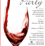Wine And Cheese Party Invitations Template Business Template Ideas